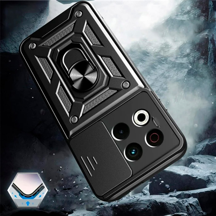 Чохол BECOVER Military для Tecno Spark 30 Pro (KL7) Black (713542) Сумісність за моделлю Tecno Spark 30 Pro 4G