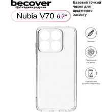 Чохол BECOVER Nubia V70 Transparancy (713561)