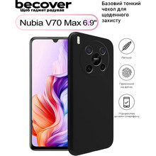 Чохол BECOVER Nubia V70 Max Black (713564)