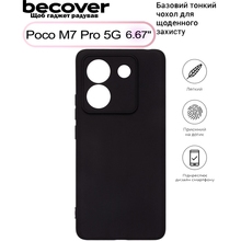 Чехол BECOVER Poco M7 Pro 5G Black (713654)