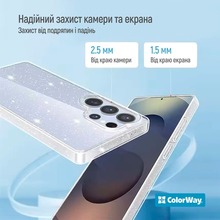 Чохол COLORWAY TPU-Shine для Samsung Galaxy S25 Edge Transparent (CW-CTSSG937)