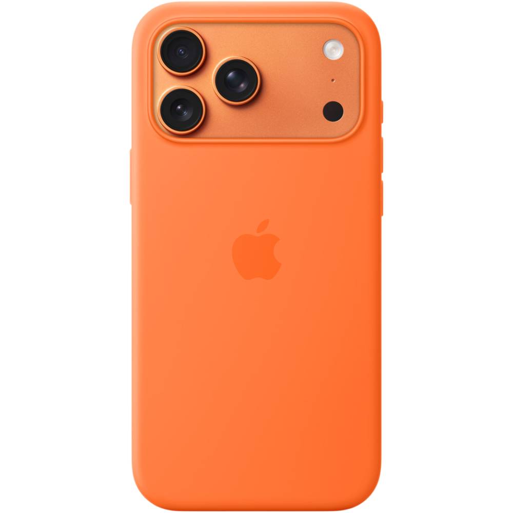 Чохол APPLE для iPhone 17 Pro Max Silicone Case with MagSafe Orange (MGFL4ZM/A) Чохол APPLE для iPhone 17 Pro Max Silicone Case with MagSafe Orange (MGFL4ZM/A)