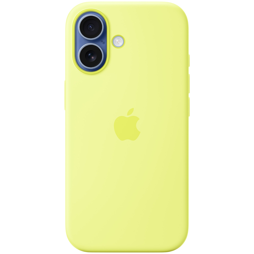 Чохол APPLE для iPhone 17 Silicone Case with MagSafe Neon Yellow (MGEV4ZM/A) Матеріал пластик