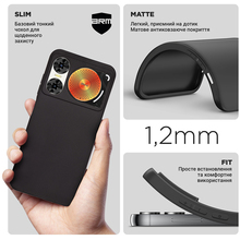 Чехол ARMORSTANDART Matte Slim Fit для ZTE Nubia Music 2 Black (ARM83654)