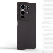 Чехол ARMORSTANDART Matte Slim Fit для Infinix Note 50 4G Camera cover Black (ARM84732)