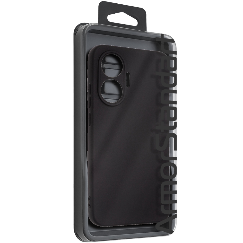 Чехол ARMORSTANDART Matte Slim Fit для Xiaomi Poco F7 Camera cover Black (ARM80376) Материал полиуретан