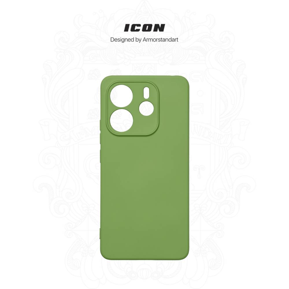 Чохол ARMORSTANDART ICON для Xiaomi Redmi Note 14 4G Camera Cover Green (ARM79817) Тип чохол-книжка