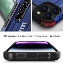 Чехол ARMORSTANDART Panzer для Xiaomi Redmi Note 14 5G Dark Blue (ARM79843)