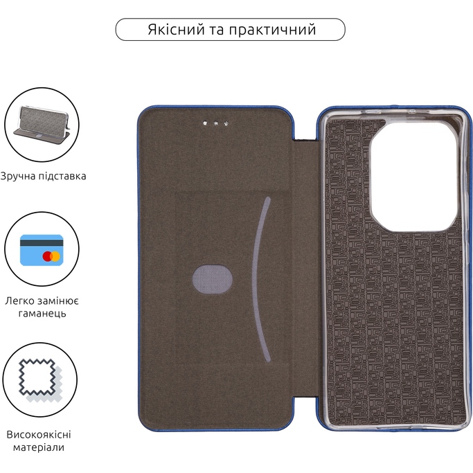 Чохол ARMORSTANDART G-Case для Infinix Note 50 Pro 4G Blue (ARM84881) Тип чохол-книжка