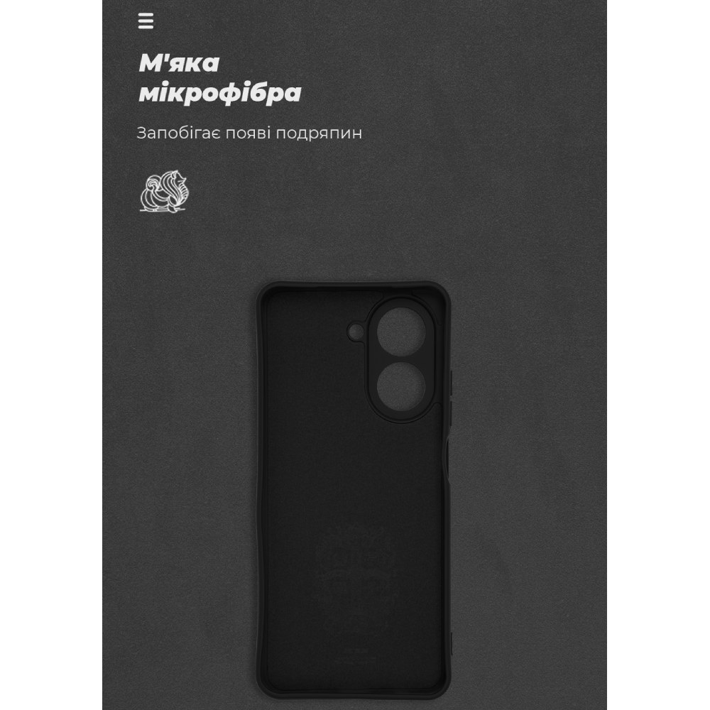 Чохол ARMORSTANDART ICON для Xiaomi Redmi A5 4G Camera cover Black (ARM85948) Колір чорний