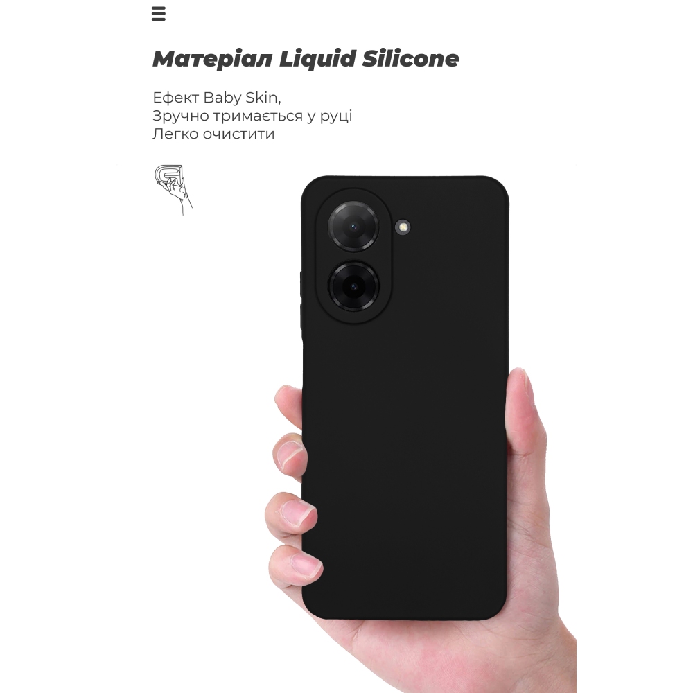 Фото Чохол ARMORSTANDART ICON для Xiaomi Redmi A5 4G Camera cover Black (ARM85948)