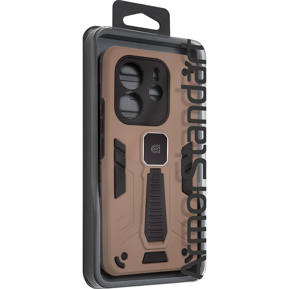 Чехол ArmorStandart Proover для Xiaomi Redmi Note 14 4G Brown (ARM85783) Тип чехол-накладка