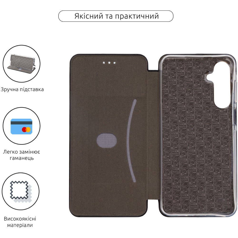 Чохол ARMORSTANDART G-Case для Samsung M16 5G Black (ARM83183) Тип чохол-книжка