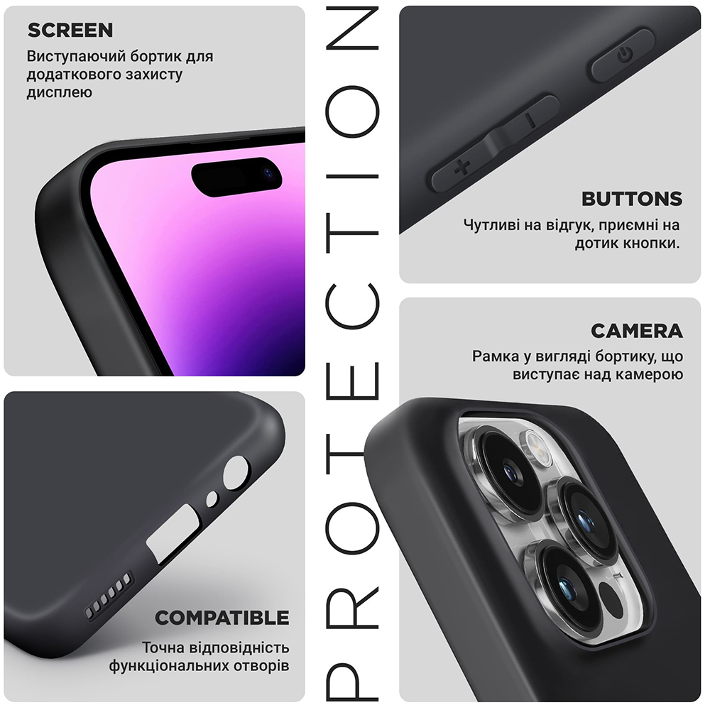 Чехол ARMORSTANDART Matte Slim Fit для Samsung S25 FE 5G Camera cover Black (ARM86154) Тип чехол-накладка