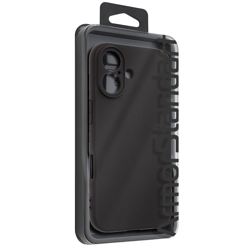 Чехол ARMORSTANDART Matte Slim Fit для Apple iPhone 17 Camera cover Black (ARM86231) Материал полиуретан