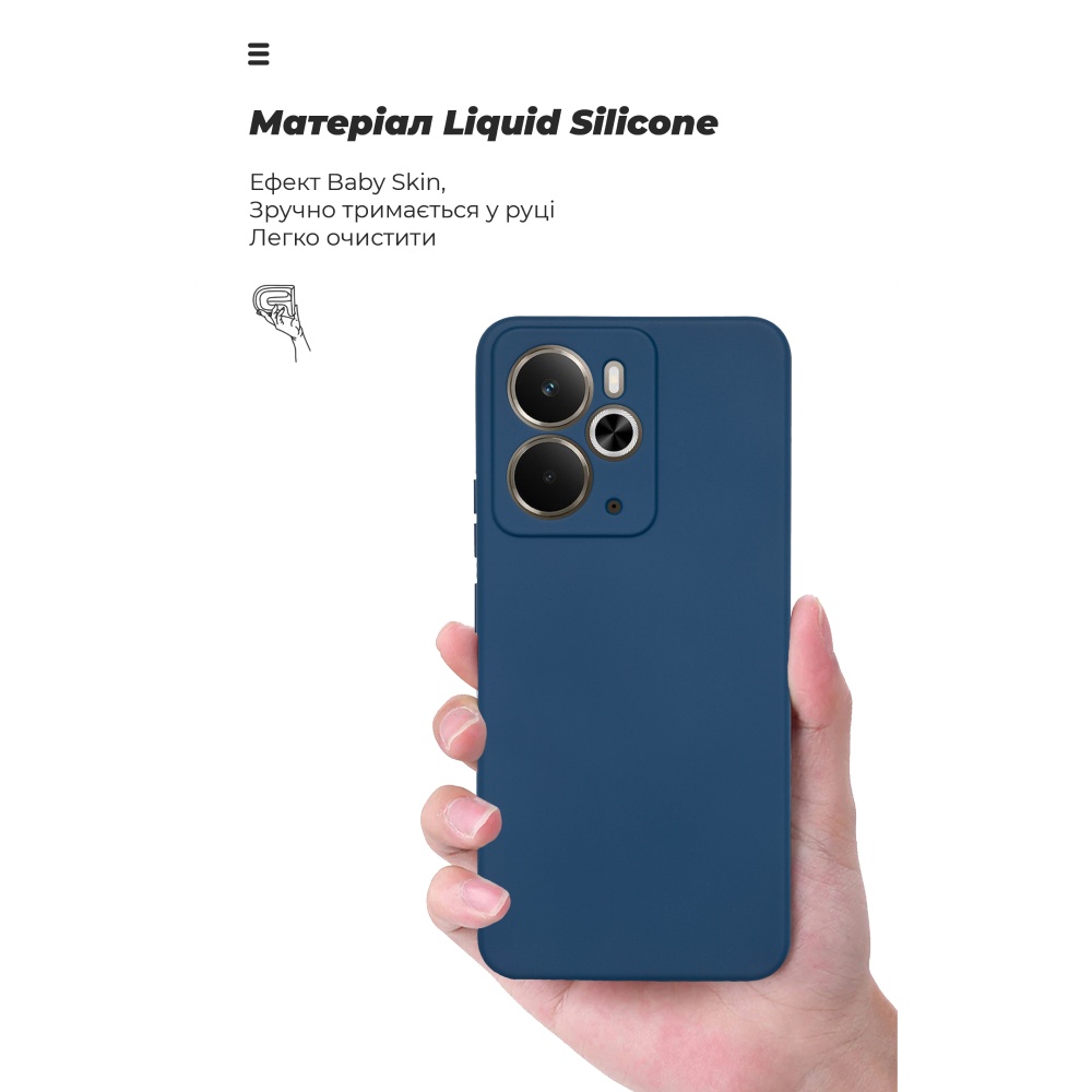 Фото Чохол ARMORSTANDART ICON для Realme 14 5G Camera cover Dark Blue (ARM83643)