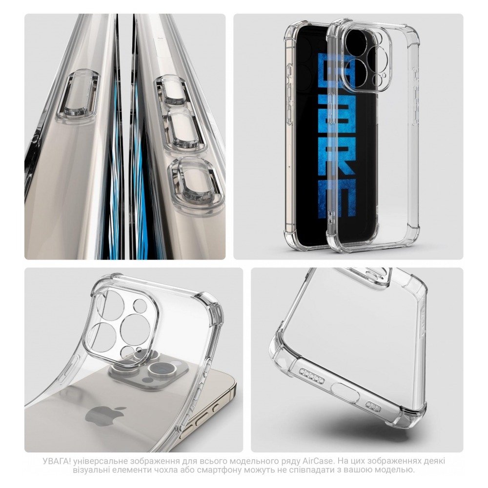 Чохол ARMORSTANDART Чохол Air Force для Samsung Galaxy A07 4G Clear (ARM86527) Колір прозорий