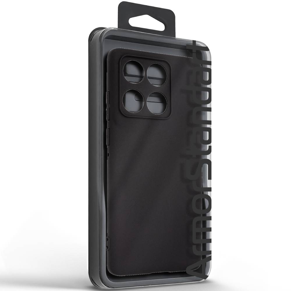 Чехол ArmorStandart Matte Slim Fit для Motorola Edge 60 5G Camera Cover Black (ARM85835) Материал полиуретан