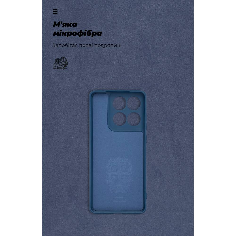Чехол ArmorStandart ICON для Motorola Edge 60 Pro 5G Camera Cover Dark Blue (ARM85879) Цвет синий