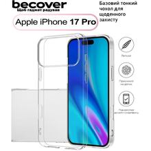 Чехол BECOVER для Apple iPhone 17 Pro Transparancy (713761)
