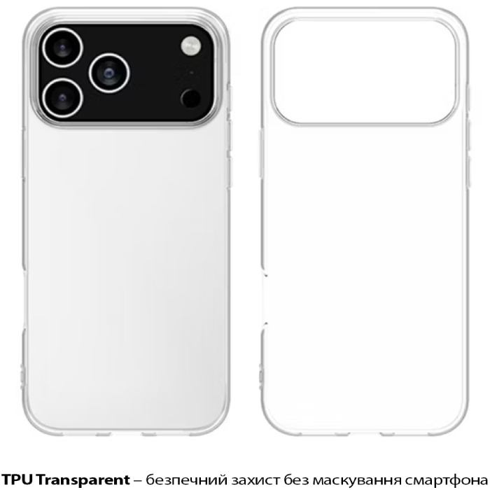 Чехол BECOVER для Apple iPhone 17 Pro Transparancy (713761) Цвет прозрачный