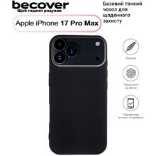 Чохол BECOVER для Apple iPhone 17 Pro Max Black (713762)