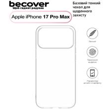 Чохол BECOVER для Apple iPhone 17 Pro Max Transparancy (713763)