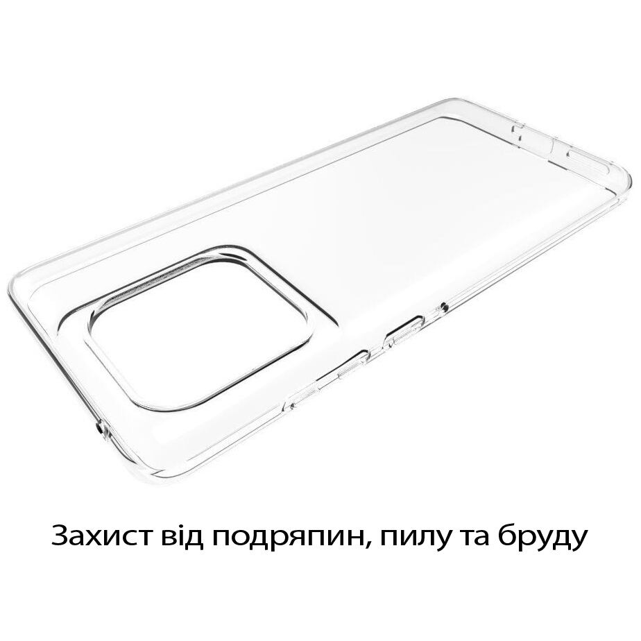 Чехол BECOVER для Motorola Edge 60 Fusion Transparancy (713773) Материал силикон