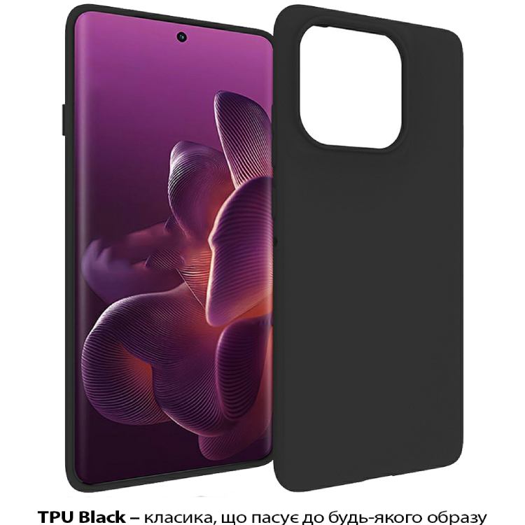 Чохол BECOVER для Motorola Edge 60 Pro Black (713774) Тип чохол-накладка