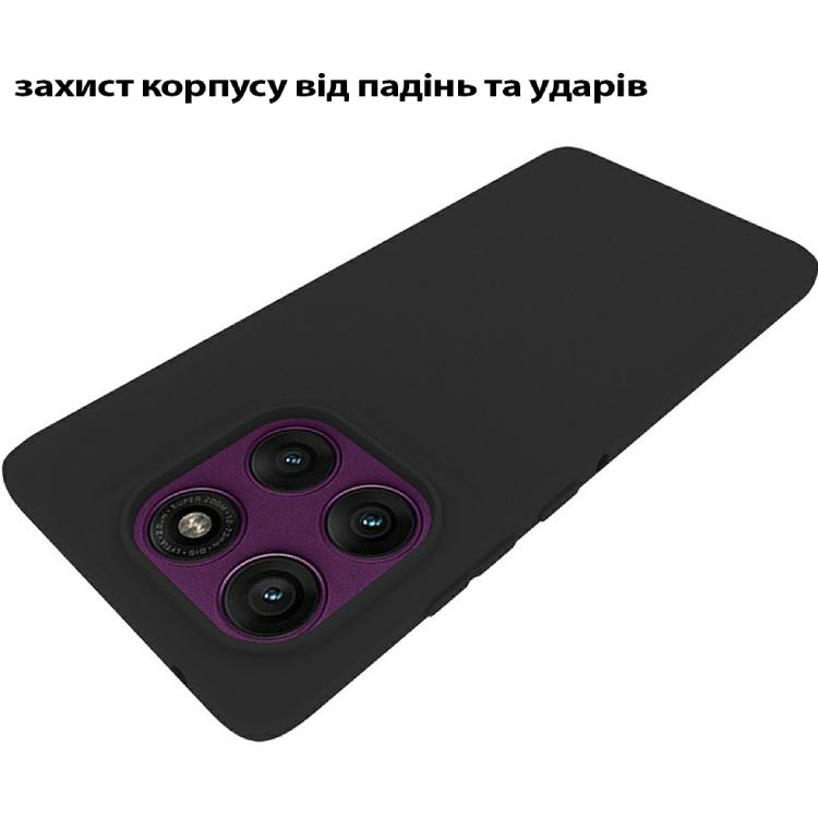 Чохол BECOVER для Motorola Edge 60 Pro Black (713774) Колір чорний