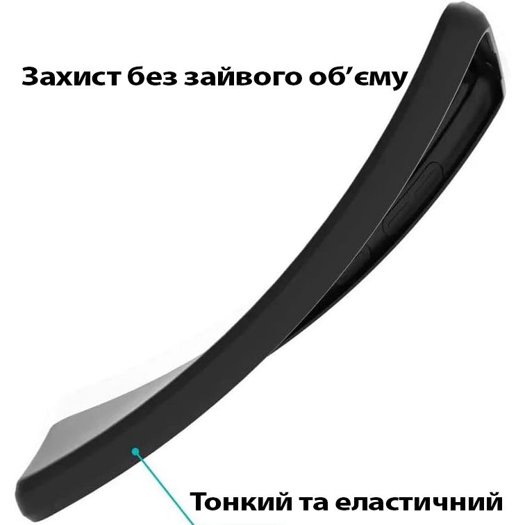 Чохол BECOVER для Motorola Edge 60 Pro Black (713774) Матеріал силікон