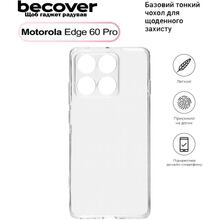 Чохол BECOVER для Motorola Edge 60 Pro Transparancy (713775)