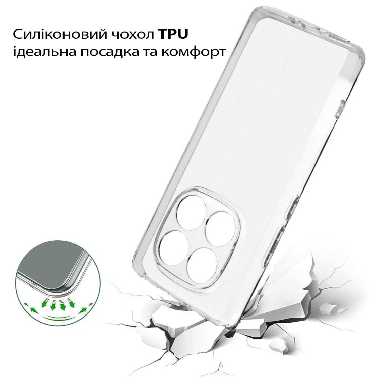 Чехол BECOVER для Poco X7 Transparancy (713778) Цвет прозрачный