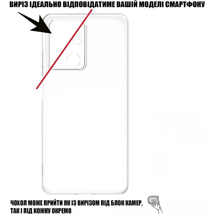 Чехол BECOVER для Xiaomi Redmi 15С 4G/5G Transparancy (713785) Материал силикон