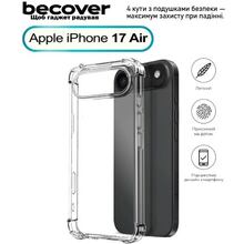 Чехол BECOVER Anti-Shock для Apple iPhone 17 Air Clear (713795)