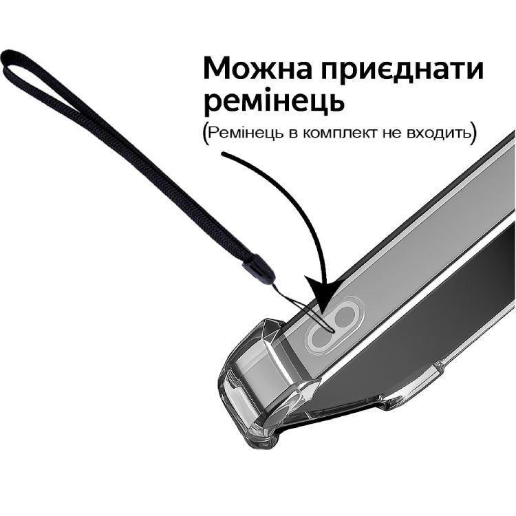 Фото Чехол BECOVER Anti-Shock для Apple iPhone 17 Pro Clear (713797)