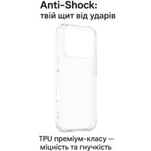 Чехол BECOVER Anti-Shock для Apple iPhone 17 Pro Clear (713797)