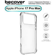 Чехол BECOVER Anti-Shock для Apple iPhone 17 Pro Max Clear (713799)