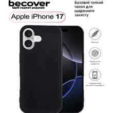 Чехол BECOVER для Apple iPhone 17 Black (713756)