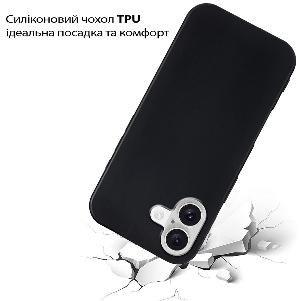 Чехол BECOVER для Apple iPhone 17 Black (713756) Цвет черный