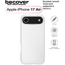 Чехол BECOVER для Apple iPhone 17 Air Transparancy (713759)