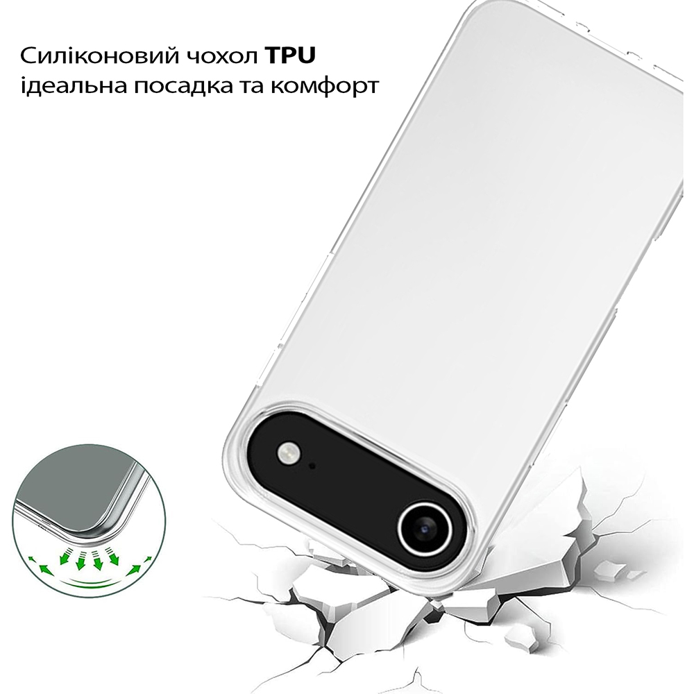 Чехол BECOVER для Apple iPhone 17 Air Transparancy (713759) Цвет прозрачный