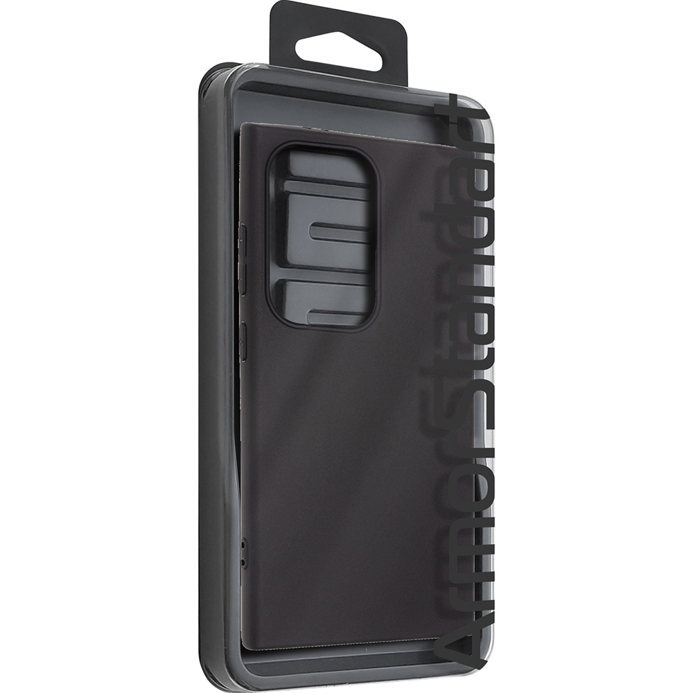 Чехол ARMORSTANDART Matte Slim Fit для Samsung S23 Ultra Black (ARM87329) Материал полиуретан
