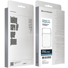 Чехол ARMORSTANDART Clear-C MagCase для Apple iPhone 17 Pro Max Transparent (ARM87400) Чехол ARMORSTANDART Clear-C MagCase для Apple iPhone 17 Pro Max Transparent (ARM87400)