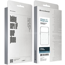 Чехол ARMORSTANDART Clear-C MagCase для Apple iPhone 17 Pro Transparent (ARM87401)
