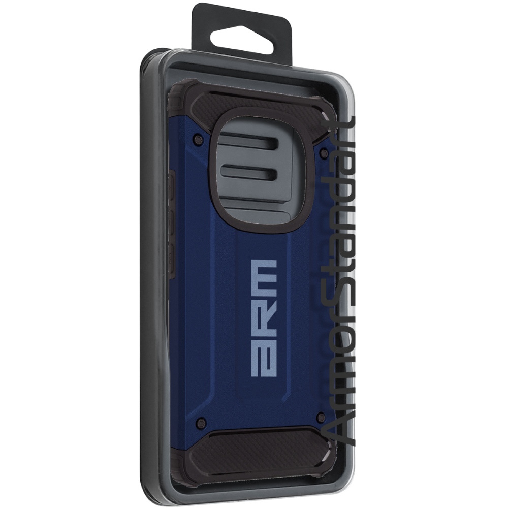 Фото Чехол ARMORSTANDART Panzer для Xiaomi Redmi Note 14 Pro 4G / 14 Pro 5G / Poco X7 Dark Blue (ARM79849)