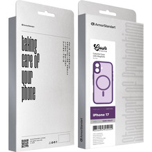 Чехол ArmorStandart Lush MagCase для Apple iPhone 17 Dark Violet (ARM87482)