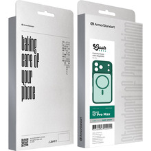 Чехол ArmorStandart Lush MagCase для Apple iPhone 17 Pro Max Dark Green (ARM87500)