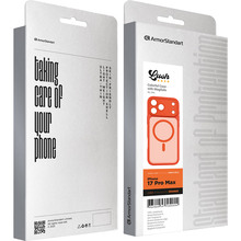 Чохол ArmorStandart Lush MagCase для Apple iPhone 17 Pro Max Orange (ARM87501)