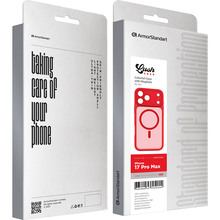 Чохол ArmorStandart Lush MagCase для Apple iPhone 17 Pro Max Red (ARM87504)